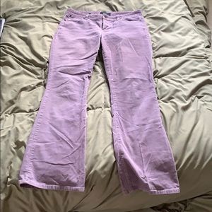 Purple Talbots bell bottoms